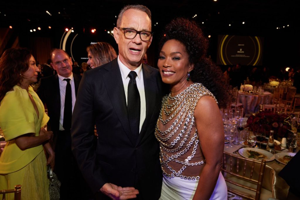 PHOTO: Mark VanHolder | San Marino Weekly | Angela Bassett and Tom Hanks during the Academy’s 13th Governors Awards on Saturday, November 19, 2022, in Los Angeles