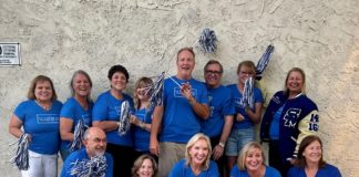 PHOTO: provided by SMHS Class of '78 | San Marino Weekly | Class of 1978 Reunion committee attending the meeting: top row left to right: Jacqueline Hernandez Goodman, Kim Herold Alvarez, Angie Khoury Lockhard, Melissa Anderson Alcorn, Eric Miner, Steve Mott, Wendy Clark, Avery Bayle Barth Bottom row left to right: Fred Sohl, Karen Hatten D’Asero, Laurie Dryden Modean, Susan Hunter Boulware, Joanne Harding McCloskey