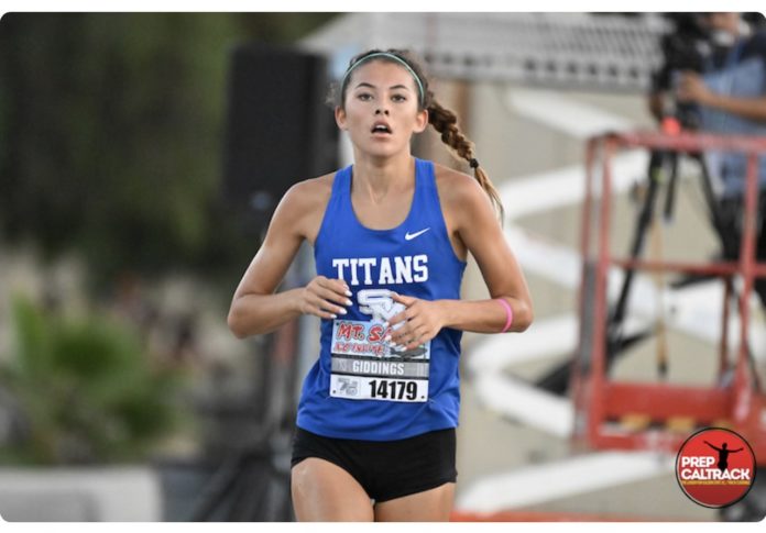 PHOTO: Dan Giddings | San Marino Weekly | SMHS Cross Country athlete Kayla Giddings.