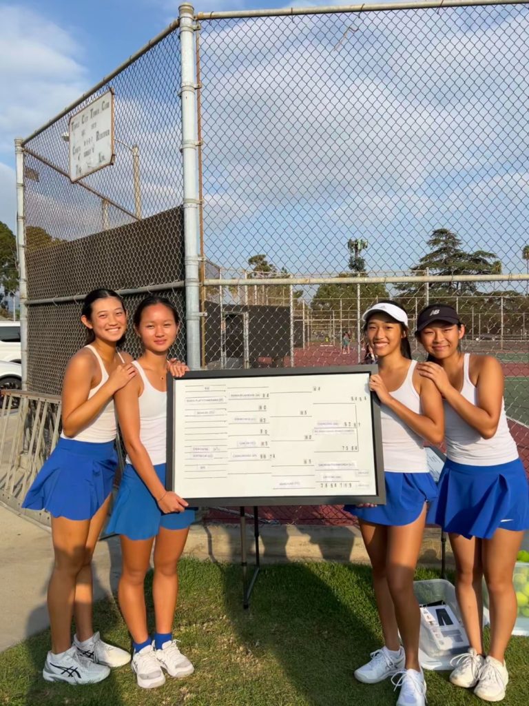 PHOTO: Cindy Yung/Lily Kao | San Marino Weekly | SMHS Girls Tennis 2023