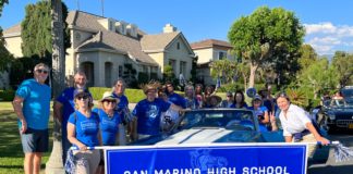 PHOTO: provided by SMHS Class of '78 | San Marino Weekly | Float for Homecoming - Class of 1978 participants