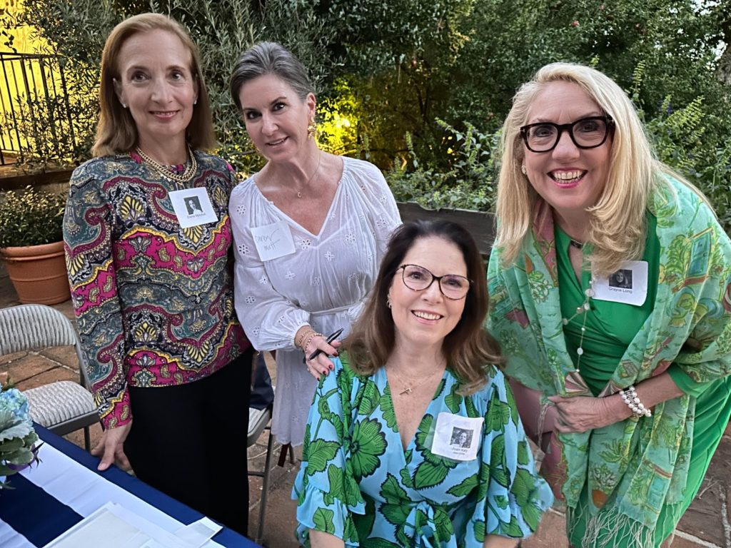 PHOTO: provided by SMHS Class of '78 | San Marino Weekly | Left to right: Elena Mykytiuk Fletcher, Carrie Mott, Joan Kay Kolbe, Grace Long Rubschlager.