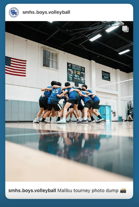 PHOTO: Instagram @smhs.boys.volleyball SMHS Boys Volleyball 2024