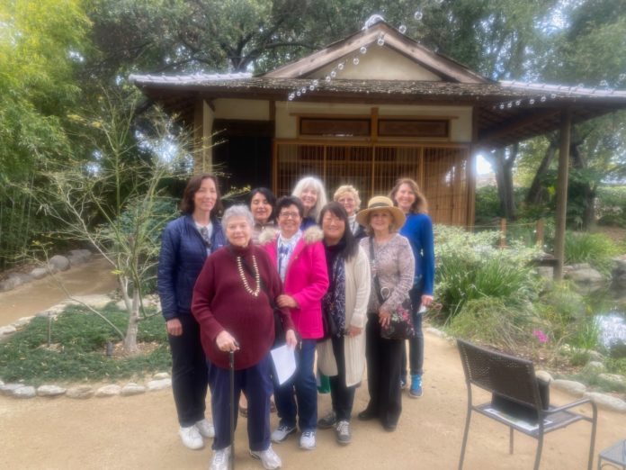 San Marino Garden Club: Connie Knott, Marilyn Peck, Shana Bayat, Olga McGee, Sandy Dimkich, Mary Swanton, Evelyn Pederson, Mary Falkenbury, Wendy Greenleaf