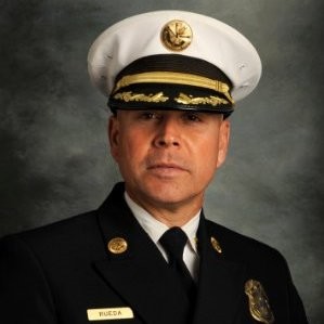 San Marino Fire Chief M. D. Rueda. SMFD