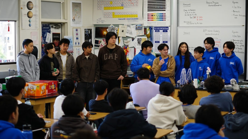 PHOTO: Sean Trisnadi | Titanium Robotics | San Marino Weekly | Titanium Robotics and Absolute Value Robotics team cabinets welcome members to Kickoff.