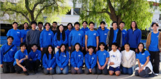 PHOTO: Sean Trisnadi | Titanium Robotics | San Marino Weekly | San Marino Robotics team poses for the 2026 “REBUILT” Competition Season.